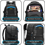 Designer Backpack with USB Cable and Rain Cover for Office/School/College/Travel 35 L Laptop Backpack