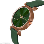 Jainx Green Silicone Band Analog Wrist Watch For Women - JW8576