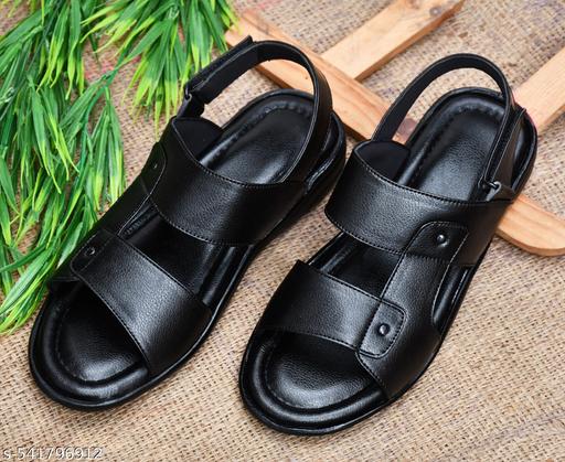 MOSHTO MEN Black Brown  sandal for men