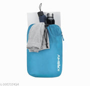 Krishiv Mountains 15 Litre Casual / School / College / Student Water Resistant Travel Backpack (Sea Blue)