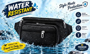 Men’s Premium Multi-Pocket Waist Bag | Crossbody Belt Bag | Travel & Daily Use