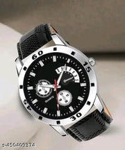 Men'slethre Men style Boys Hand Watch Gents 2024 Luxury Design lether BELT New Model Analog Watch - For Men & Boys