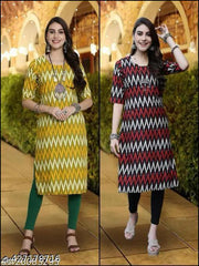 Polyster/Crepe fabric-Kurti For Women, Kurta For Women, Kurta, Women's Kurta, Casual Kurta For Women, Kurta For Women Latest Design, Office Wear Kurta For Women, Kurti, Kurti For Girls, Kurti On Lowest Pric Fashionable Crepe Printed Kurti For Women