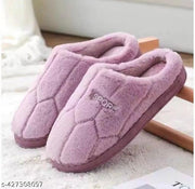 Winter Women House Slippers Faux Fur Fashion Warm Shoes Woman Slip on Flats Female Slides Puffer cozy home furry slippers || Flip flops || Carpet slippers || slippers for women and Girls ||