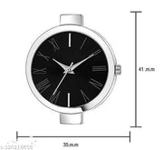 Trendy Women Silver Metal Analog Watch