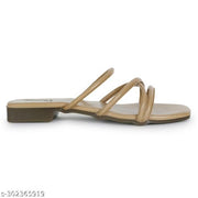 Striped Flat Sandals for Casual and Daily Wear