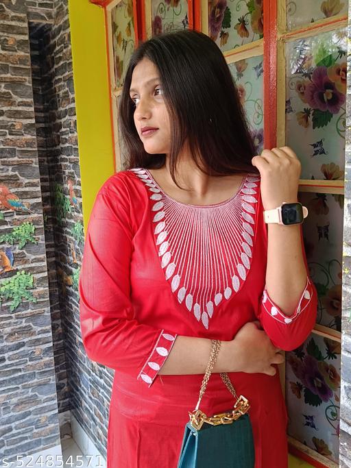 embroidery rayon kurti