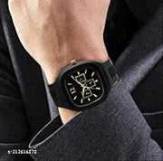 New Generation Ultimate Smart Look Attractive Square Analog Watch - For Trendy boys' watches Fashionable boys' watches Stylish boys' watches Boys' trendy wristwatches