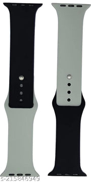 Soft Silicone Classic Strap Bands | Smart Watch Quick Release Pin for Men, Women | Soft Silicon Smartwatch Strap Compatible with Apple Watch Strap 42mm 44mm , Sport Wristband,