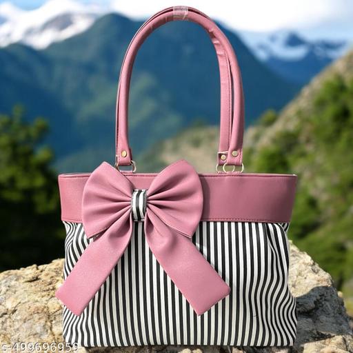 Elegant Bow Tote Bag – Stylish Handbag with Chic Lining & Trendy Design