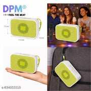 DPM Portable Bluetooth Speaker with Wireless Microphone Karaoke System High Bass Sound for Home Party