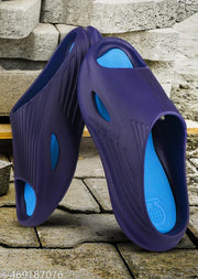 Bersache  Lightweight Stylish SLIDERS With High Quality Sole For Men (Blue-6150)