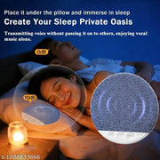 Under Pillow Speaker Bluetooth Portable Sleeping Speakers ,Ultra-Thin Portable Under Pillow Bone Conduction Bluetooth 5.4 Speaker 30/60/90 Min Timer White Noise Stereo Bass Sleeping