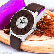 Lorenz Brown Leather Strap Watch for Men | MK-404R