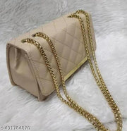 Sling bag | Women's Pu Formal Casual Stylish Shoulder Crossbody Sling Handbag With Double-handle Non-Detachable strap For Women & Girl