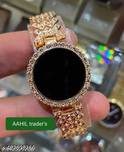 New shiny luxurious electronic digital watch tuch screen time only women diamond digital watch for women