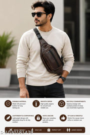 Urban  leather waist bag  men / women