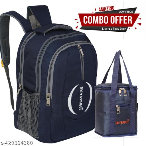 35L  Waterproof Backpack with tiffin bag for school,office college for Unisex