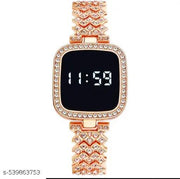 Rose Gold Digital Girls Watch