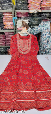 JAIPURI RAYON ANARKALI KURTI