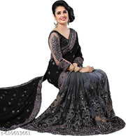 Bollywood desinger  Flared Embroidered indian Party wear saree
