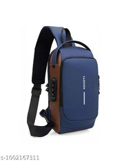 Smart Cross Body Bag with USB Port and Secure Anti-theft Lock.