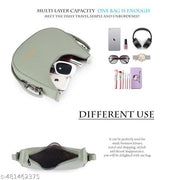 Dixon Dixon Light Green Women Sling Bag Casual Half Moon Unique Design Shoulder Side Sling Bag For Women