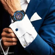 Stylish Men Analog Watch | Stainless Steel Strap | Party & Daily Wear