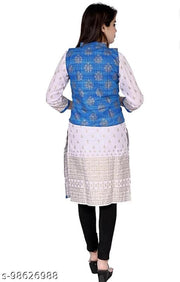 Trending cotton kurti || Stylish kurti  Cotton kurti For Girls And Women With Waistcoat