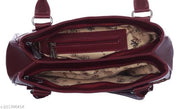 Aljazeera Premium Soft Leatherette Formal Casual Handbag with Front Flap Pocket & Double Handles