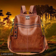 MomsyStore Leather Backpacks For Girls And Women